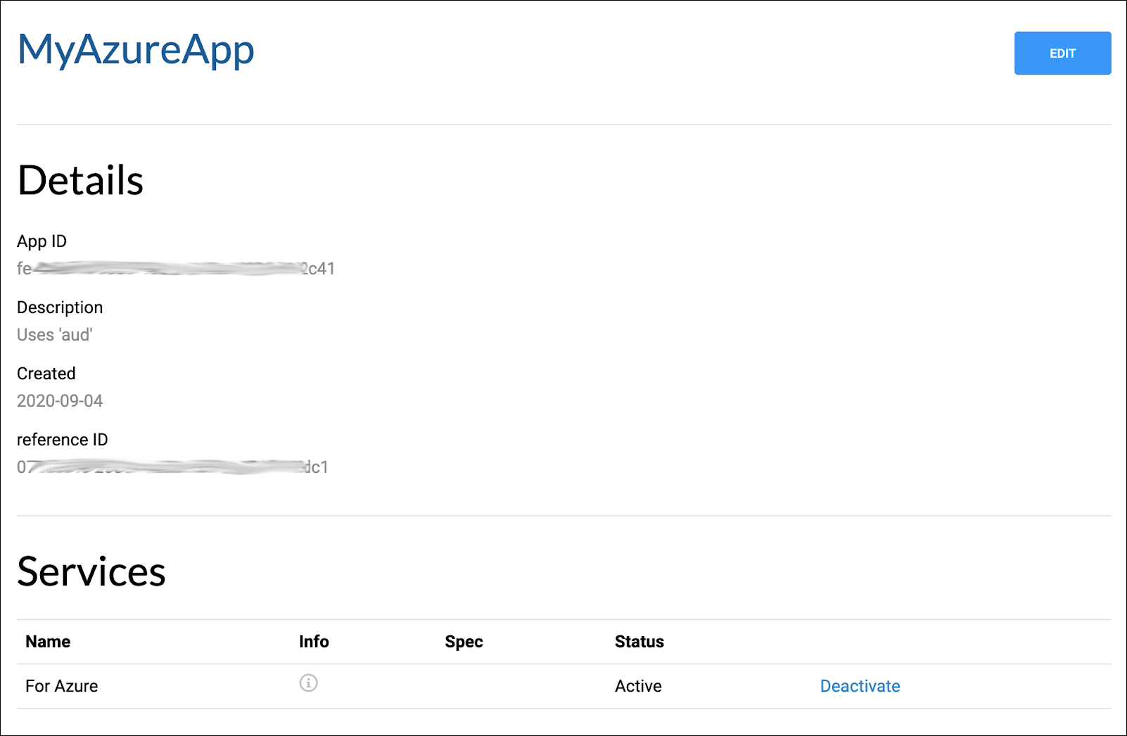 Azure Example Application