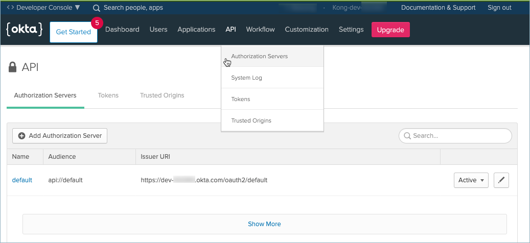 Okta Authorization Server